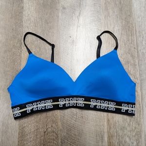 Pink Victoria's Secret Blue and Pink Bra Women's Size 36B